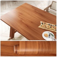 Chestnut Brown Wood Contact Paper Wood Wallpaper Peel and Stick 15.7" x 118"