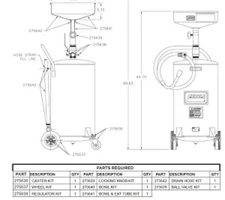 Lincoln Industrial Corp. 275636 Swivel Front Wheels For 3601