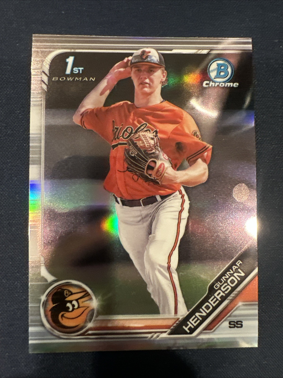 2019 Bowman Draft - Chrome Gunnar Henderson #BDC-22 Refractor (RC)