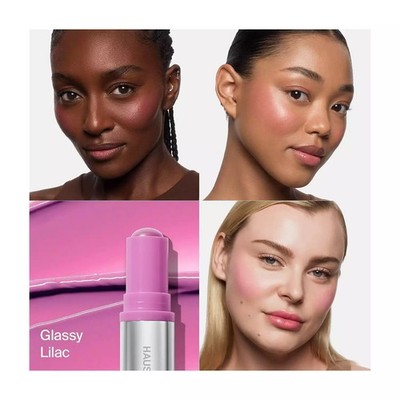 Haus Labs Lady Gaga Color Fuse Glassy Blush Balm GLASSY LILAC Free Ship!