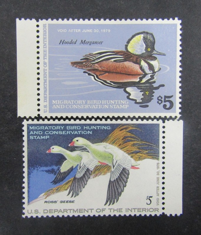 nystamps US Duck Stamp # RW44 RW45 Mint OG NH         L10x2680
