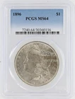 1896 Morgan Silver Dollar PCGS MS64 S$1 Philadelphia Minted No Reserve