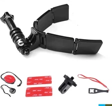 Motorcycle Accessories Kit for Insta360 X5 X4 X3, X2, X, R, Helmet Chin Mount