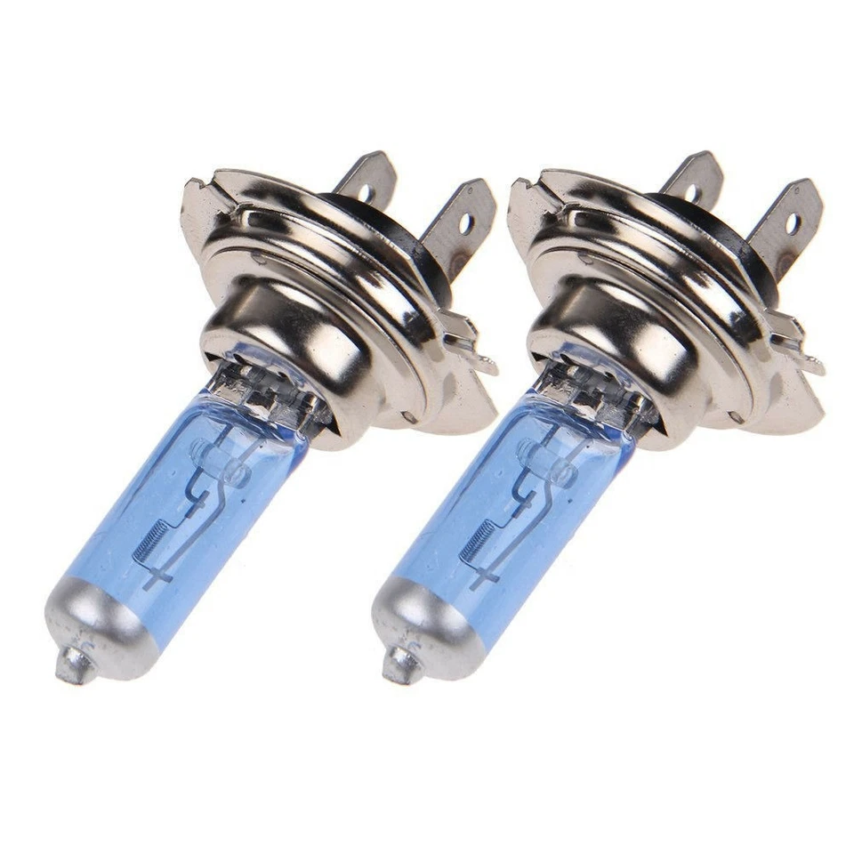 2x H4/9003/HB2 Halógeno 60/55W 12V Luz Baja/Alta Bombilla Faro Coche Vidrio Blanco Foto 4 de 4