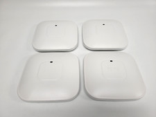 Lot of 4 Cisco Aironet AIR-CAP2602I-A-K9 Access Points, WiFi-5, PoE w/Mounts