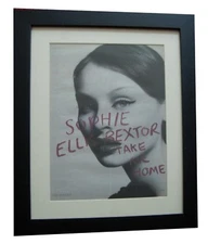 SOPHIE ELLIS BEXTER+Take Me Home+POSTER+AD+ORIGINAL 2001+FRAMED+FAST GLOBAL SHIP