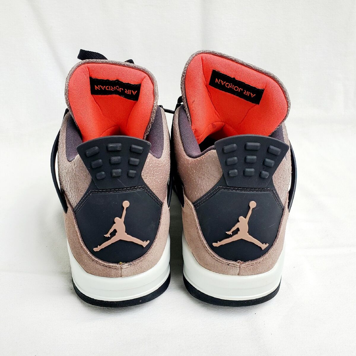 Jordan 4 Retro Taupe Haze Suede Cracked Leather Men's Size Jordan 4 Retro Taupe Haze Suede Cracked Leather Men's Size