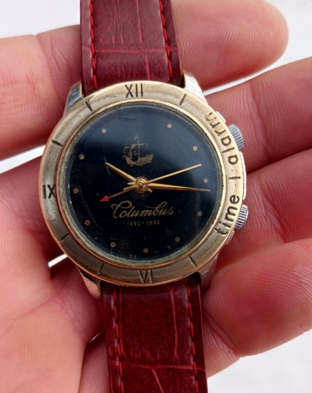 Poljot Columbus Alarm vintage 1992 mechanical wristwatche eBay