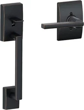 Schlage Century Door Handleset with Latitude Door Handle - FE285 CEN LAT CEN