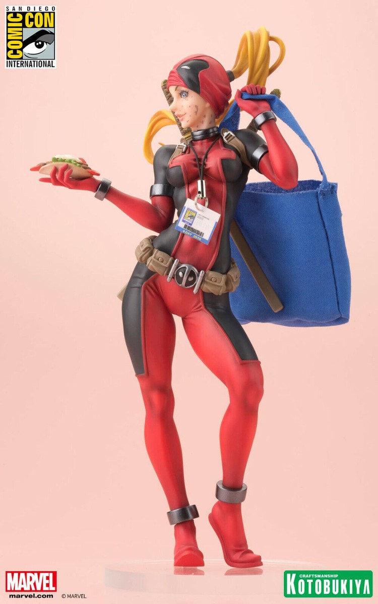 Kotobukiya Lady Deadpool Bishoujo Statue SDCC 2016 LE Marvel Kotobukiya Lady Deadpool Bishoujo Statue SDCC 2016 LE Marvel