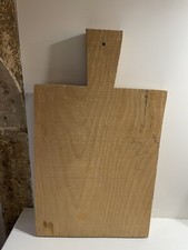 VINTAGE ANCIENNE PLANCHE A DECOUPER BOIS BILLOT BOUCHERIE CUISINE DECO RÉTRO