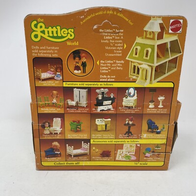 Vtg 1980 Mattel THE LITTLES New In Box Doll BELINDA Pop Up Room