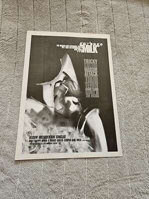 FPOT159 MAGAZINE ADVERT 12X8'' GARBAGE : MILK