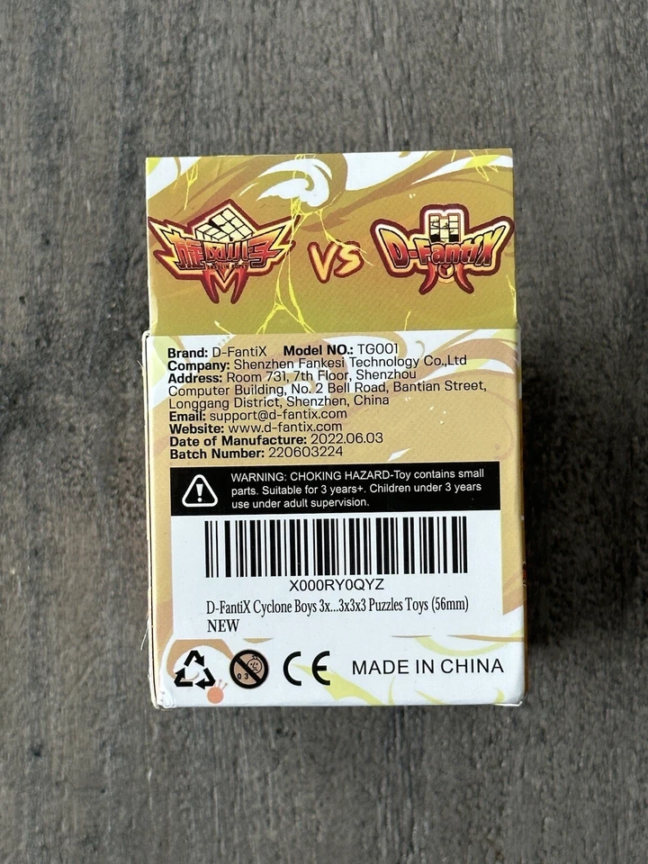 D-Fantix Cyclone Boys 3 x 3 x 3 Speed Cube Stickerless Magic Cube - Brand New - Image 4 of 4