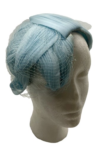 Vintage union made tag USA midnight blue paper hat one size  display picture 3