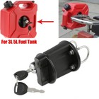Portable Fuel Tank Plastic-Can Gas Diesel Lock ATV SUV Oil Tank With Kit Petro