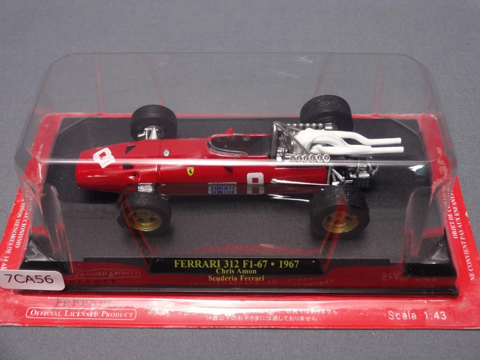Ferrari Collection F1 312 1967 Chris 1/43 Scale Mini Car Display Diecast 56 - Image 4 of 4