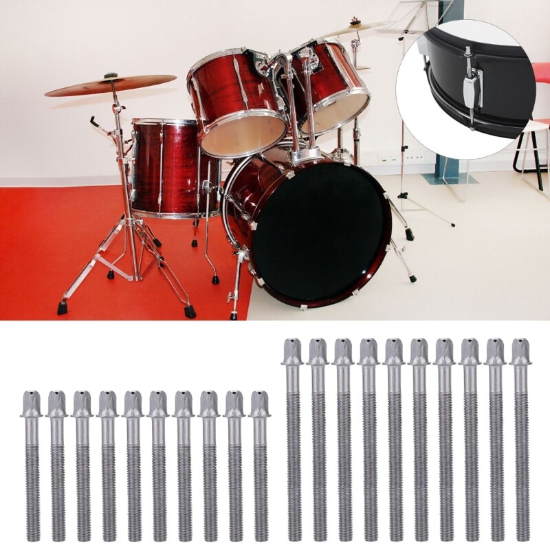 Drum Tight Tension Rods Drum Screws Snare Drum Lugs Screws Snare Drum
