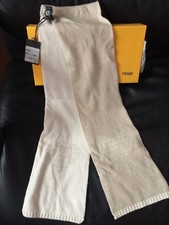 FENDI BABY SCARF SCIARPA BIMBO CUORE CREMA KID NEW NWT WINTER