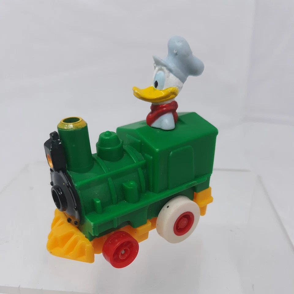 Disney Donald Duck Train (Friction) Steam Locomotive Vintage Toy - Image 2 of 4