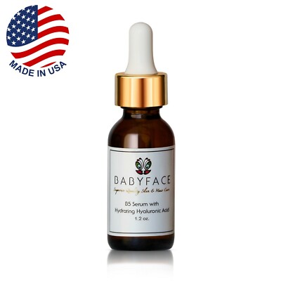 Babyface Vitamin B5 Hydrating Serum | Acne, Blemish Control, HA Hyaluronic Acid