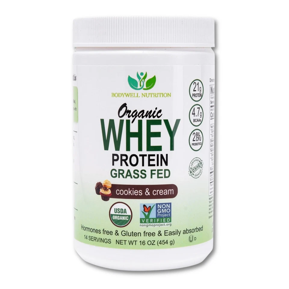 Proteína de suero en polvo orgánica de 3 lb (paquete de 3) Foto 2 de 4