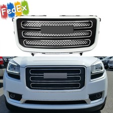 New For 2013-2016 Gmc Acadia Slt Summit White Front Upper Grille Grill Assembly