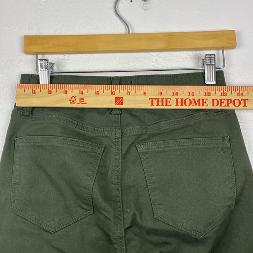 Lularoe Jeans Women’s Green Magic Waist Band Skinny Stretch Pants Size 26 EUC - Picture 9 of 12