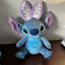 Disney Stitch Easter Bunny Plush- Excellent Condition- About 18 Tall