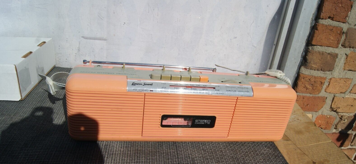 LENNOX SOUND CT-725 AM/FM CASSETTE BOOMBOX WATCH THE VIDEO | eBay