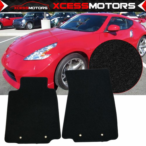 Fits 0920 Nissan 370Z 2PC Nylon Black Front Rear Front Floor Mats eBay