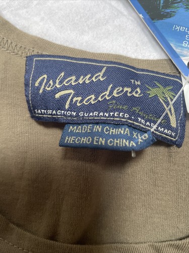 Vintage Tank Top Island Trader T-Shirt neu Xlarge. - Bild 3 von 4