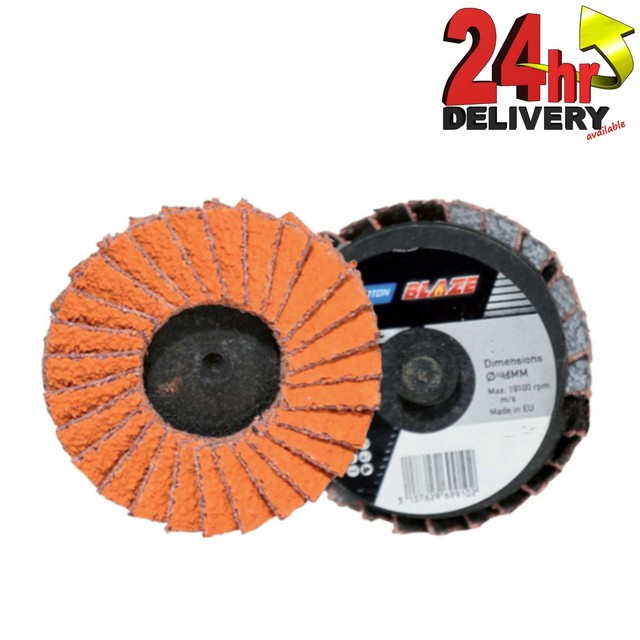 Norton Blaze Mini Flap Discs 50mm Ceramic structure Aluminia Abrasive