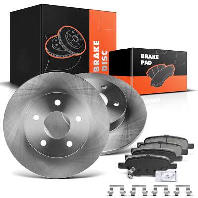 Rear Brake Rotor Brake Pad for Chevy Malibu HHR Pontiac G6 Pursuit Saturn Aura