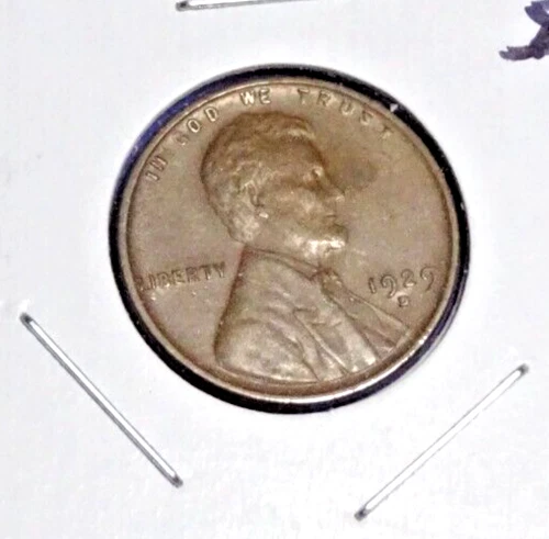 1929-D LINCOLN CENTS (PENNY) - (VF) V. FINE OR BETTER  "U-GRADE"  CIRCULATED #1