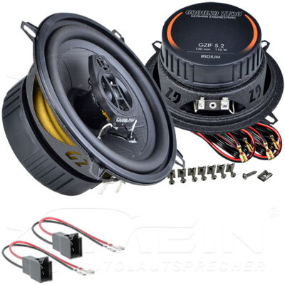 GROUND ZERO LAUTSPRECHER für AUDI 80 B4 1991-1995 Heck Hinten 2-Wege 110W #AGNG