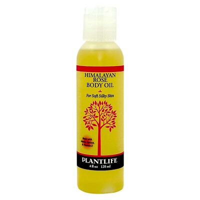 Plantlife Body Oil 4 oz - Variety Scents, Silky Skin, Light Aroma, Made in CA