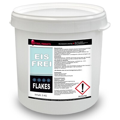Eisfrei Auftaugranulat bis -25°C 5 kg Eimer | wirkt Mehrtägig | Schneebeständig