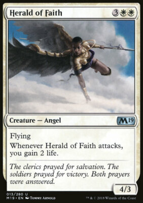 Magic the Gathering MTG Herald of Faith (13) Core Set 2019   LP