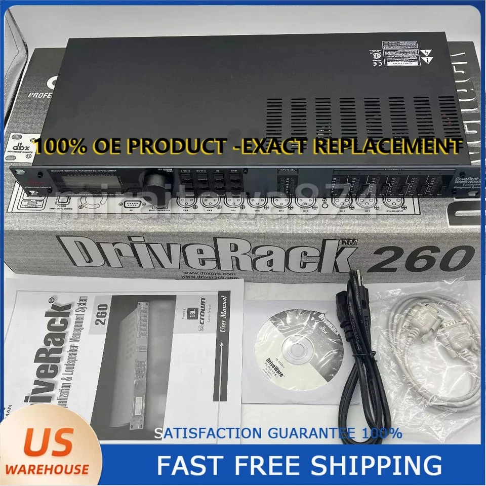 NEW Drive Rack 260 DBX DriveRack 2x6 Speaker Management Processor PROAUDIOSTAR - Image 3 of 4