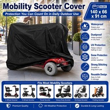 55in Heavy Duty Mobility Scooter Cover Waterproof Wheelchair Rain Dust UV Shield