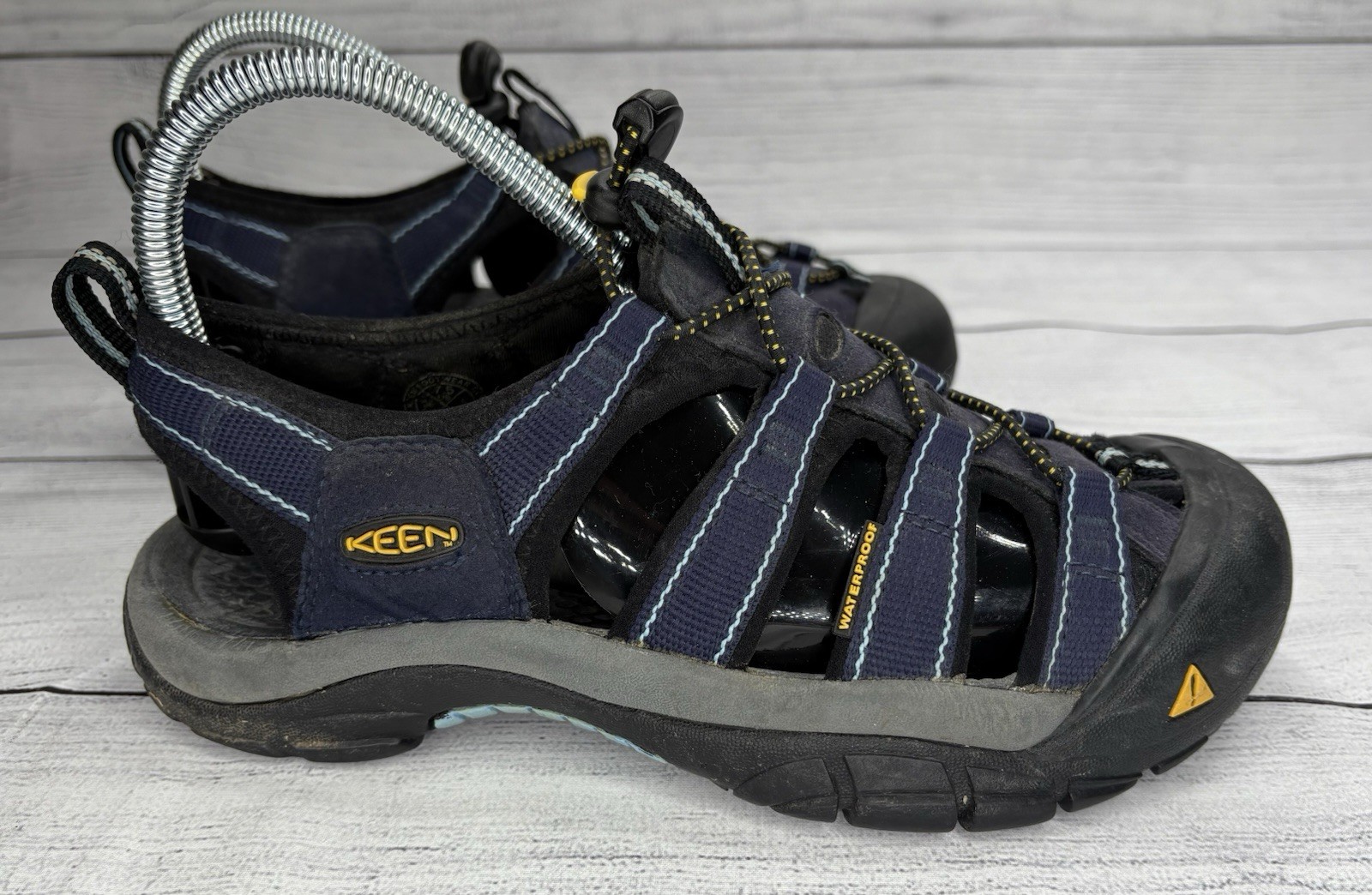 Keen Newport H2 Shoe Womens Blue Hiking Waterproof Outdoor