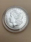 1886 Morgan Silver Dollar, Very Fine Shape!! Nice Sealed Container, Very Old