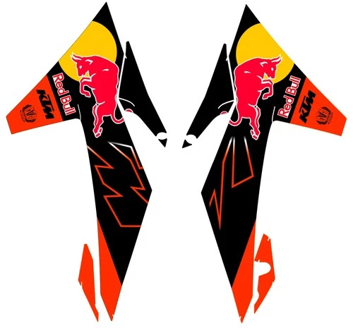 Shroud Decals for KTM EXC 2024 Factory Edition Graphics Stickers
