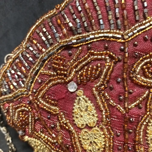 Bolso de hombro con cuentas - algunos daños - Imagen 8 de 12