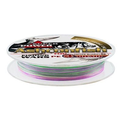 Ashconfish Fishing Line X4 150M Solid Color Multicolor 4-Ply Braid [Sizes 0.4 T_