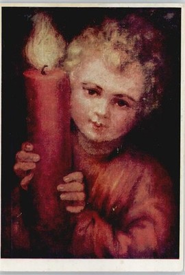 12025523 - No. 442 - Do You Like My Light? 1971 Postcard Christmas Spotl, M.