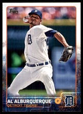 Al Alburquerque 2015 Topps Tigers #DT-3 Tigers MLB READ FREE SHIP AutographDen