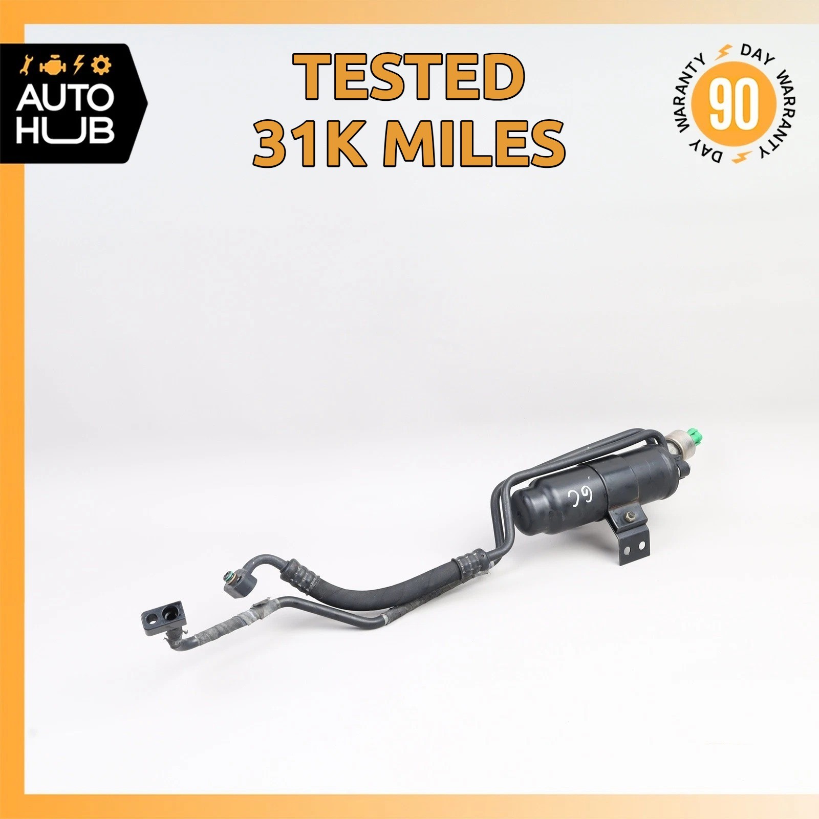 02-07 Maserati M138 4200 Coupe GT A/C Receiver Drier Container w/ Line OEM 31k