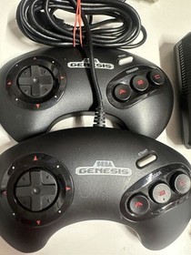 Sega Genesis Mini Classic Console 16 Bit MK-16000 W/ Cords 2 Controllers Tested